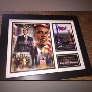 President Obama Framed Victory Keepsake
Barack Obama Wins! 
44th President